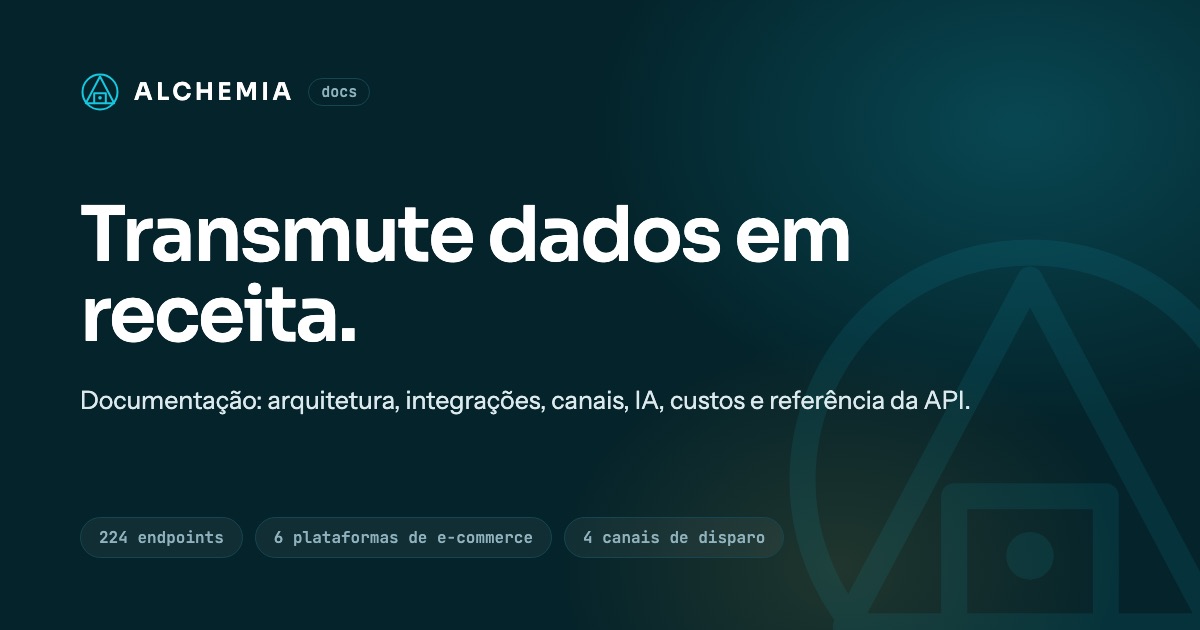 Alchemia, transmute dados em receita